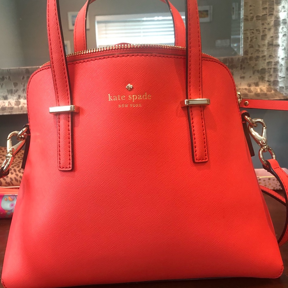 Coral Kate Spade Medium Size Handbag